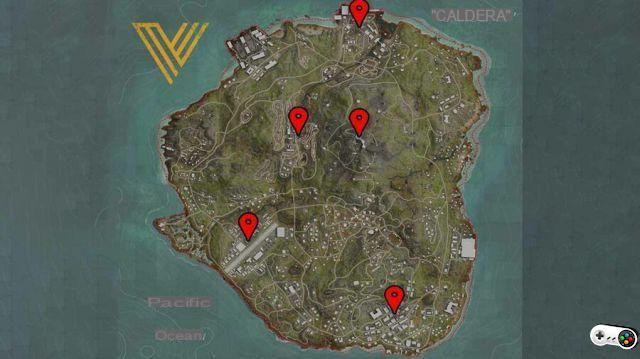 Melhores locais de queda do mapa da Caldera Call of Duty: Warzone Pacific
