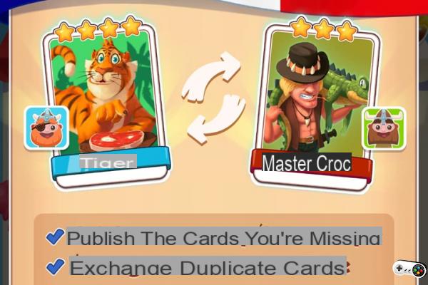 Trading cards on Coin Master, how to get more cards?