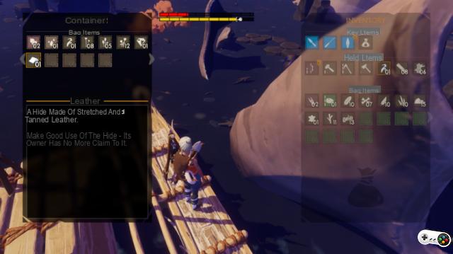 Cómo hacer cuero en Windbound
