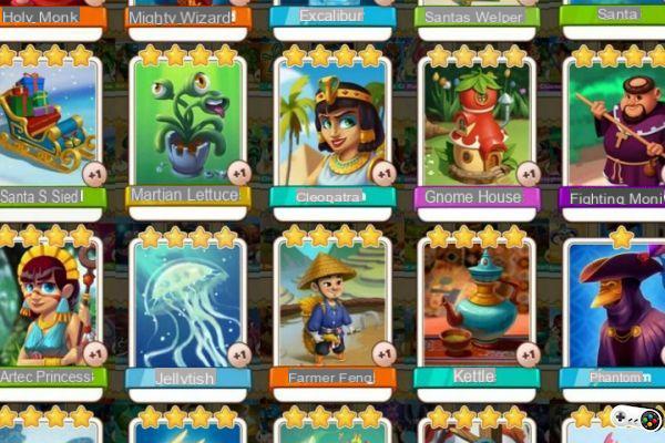 Coin Master cards, card collections