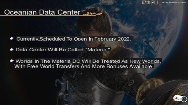 Quando apre l'Oceania Data Center di Final Fantasy XIV?