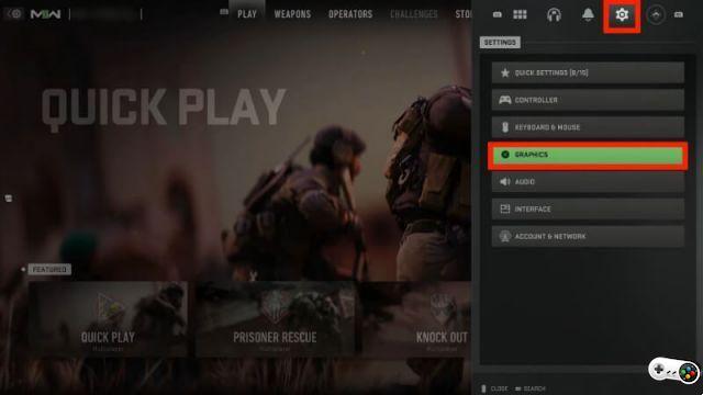 Come modificare il FOV in Call of Duty Modern Warfare 2